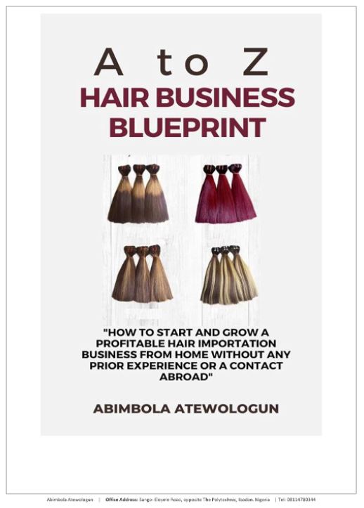 A to Z HAIR BUSINESS BLUEPRINT