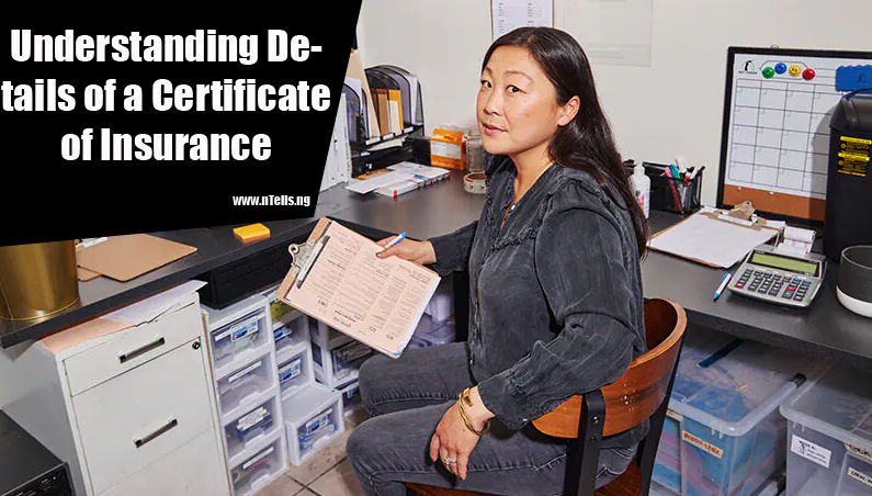 Understanding Details of a Certificate of Insurance